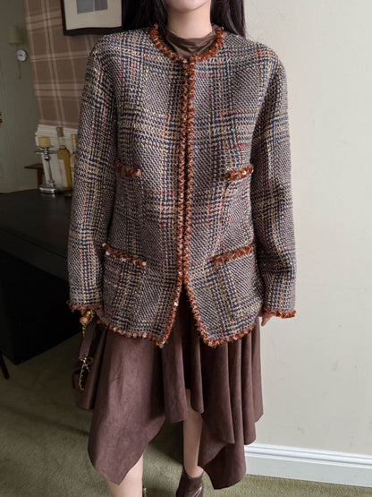 Chan 25fw houndstooth jacket