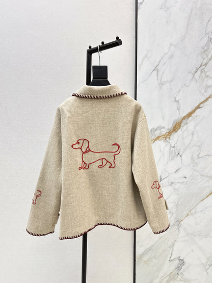 Thom 25fw embroidery jacket