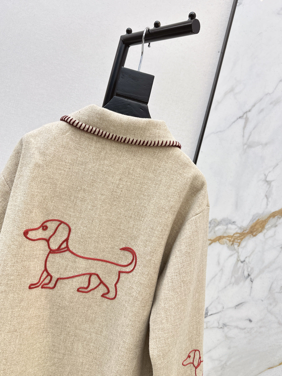 Thom 25fw embroidery jacket