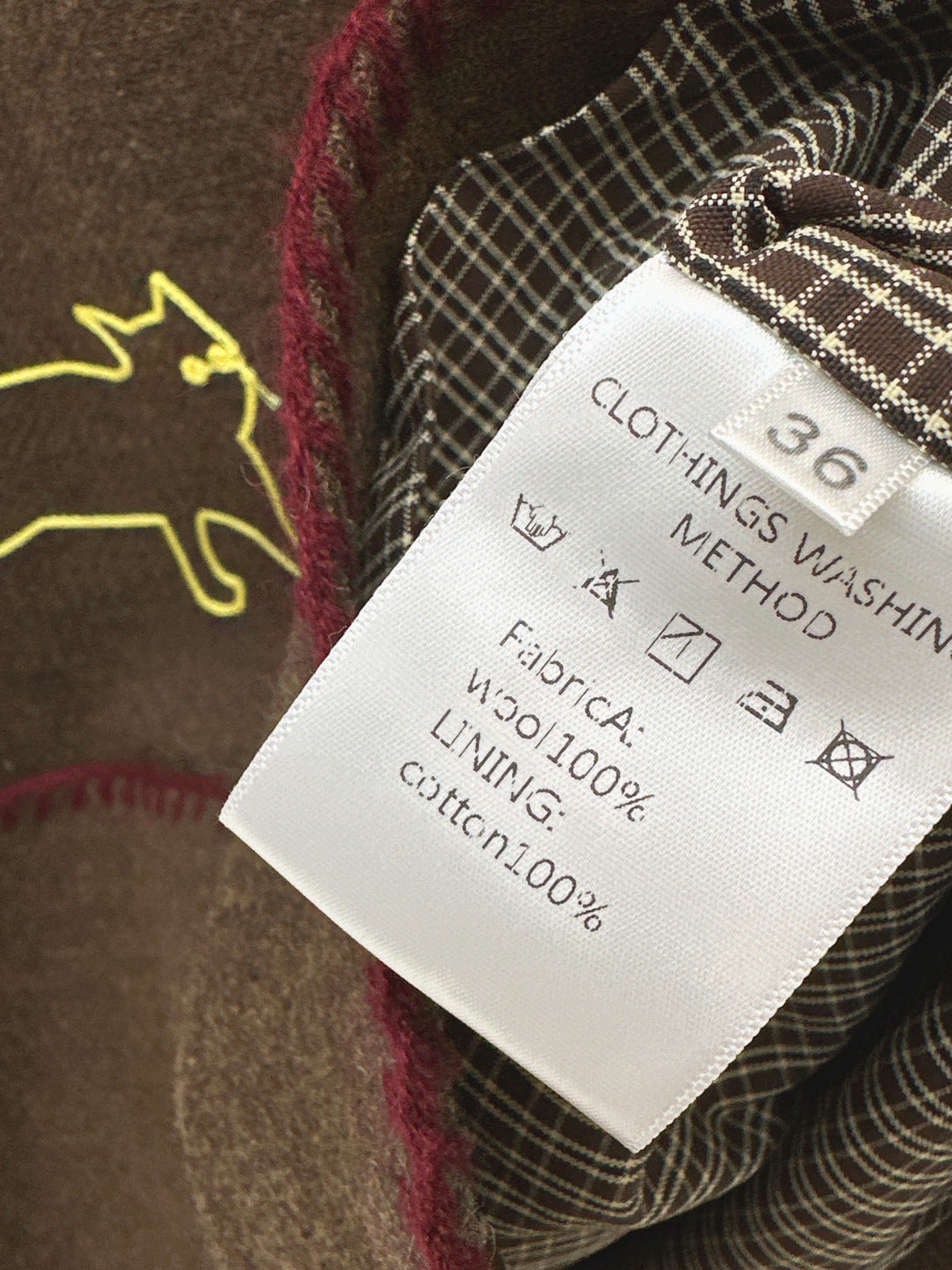 Thom 25fw embroidery jacket