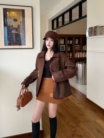 Thom 25fw embroidery jacket