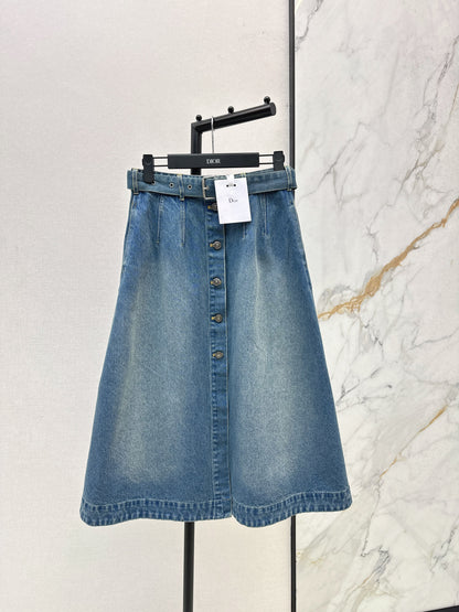 CD 25fw denim skirt