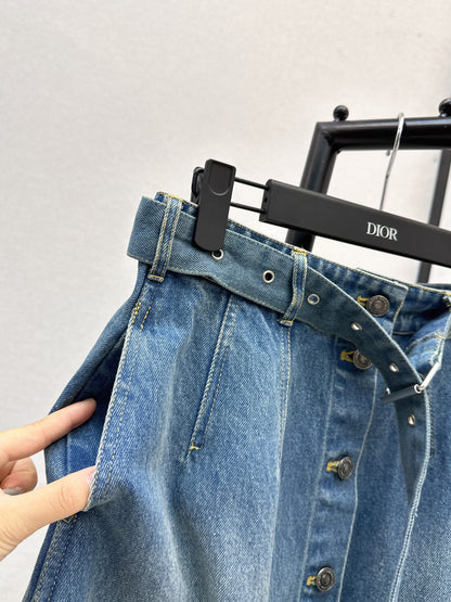 CD 25fw denim skirt