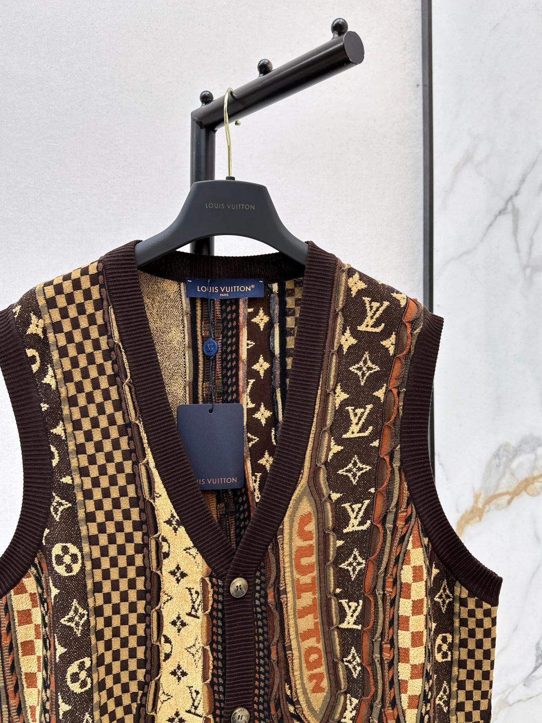 Loui 25fw monogram vest