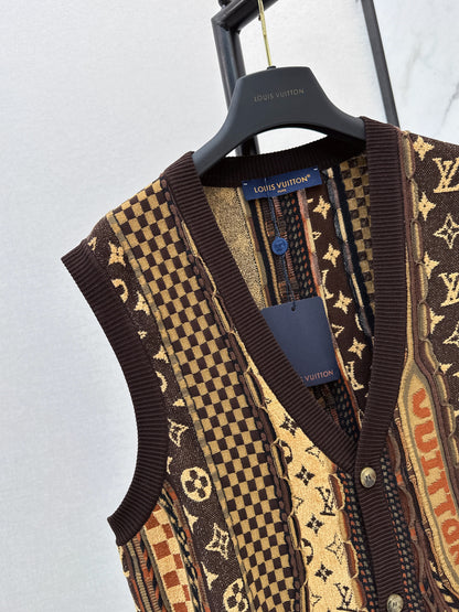 Loui 25fw monogram vest
