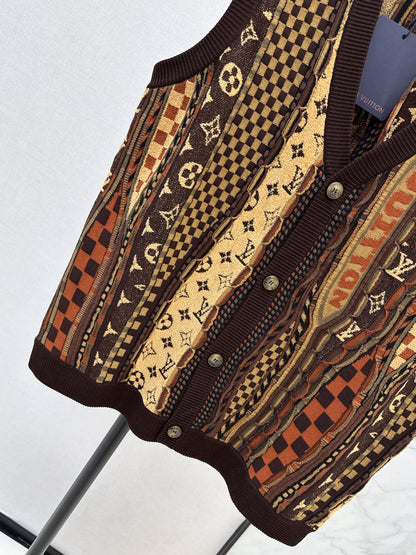 Loui 25fw monogram vest