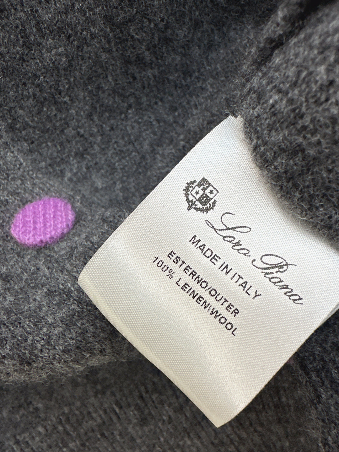 Loro 25fw knit sweater cardigan pants set