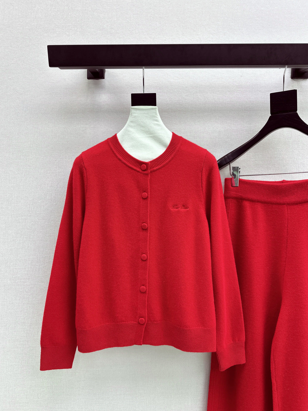 Loro 25fw knit sweater cardigan pants set