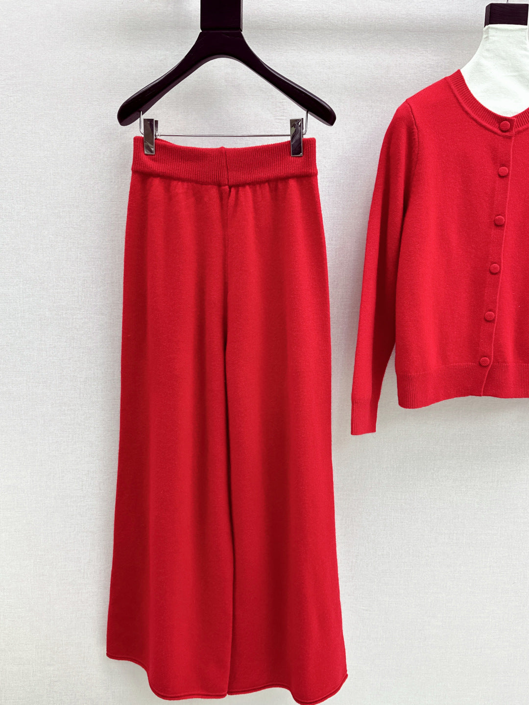 Loro 25fw knit sweater cardigan pants set