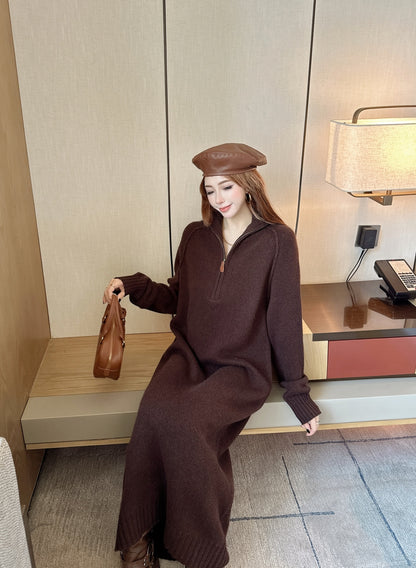 Loro 25fw wool dress