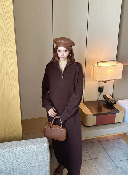 Loro 25fw wool dress