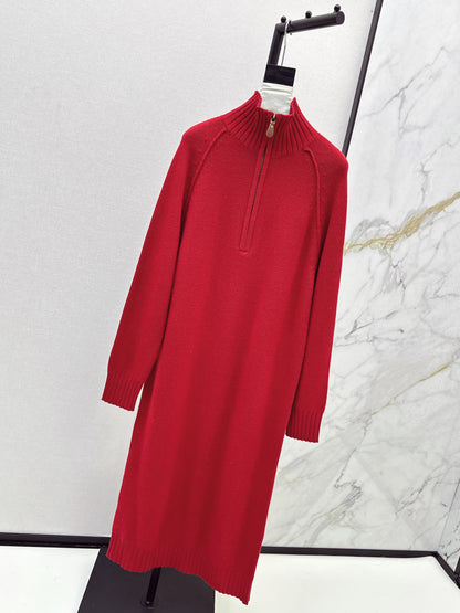 Loro 25fw wool dress