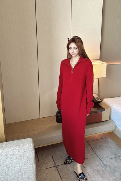 Loro 25fw wool dress