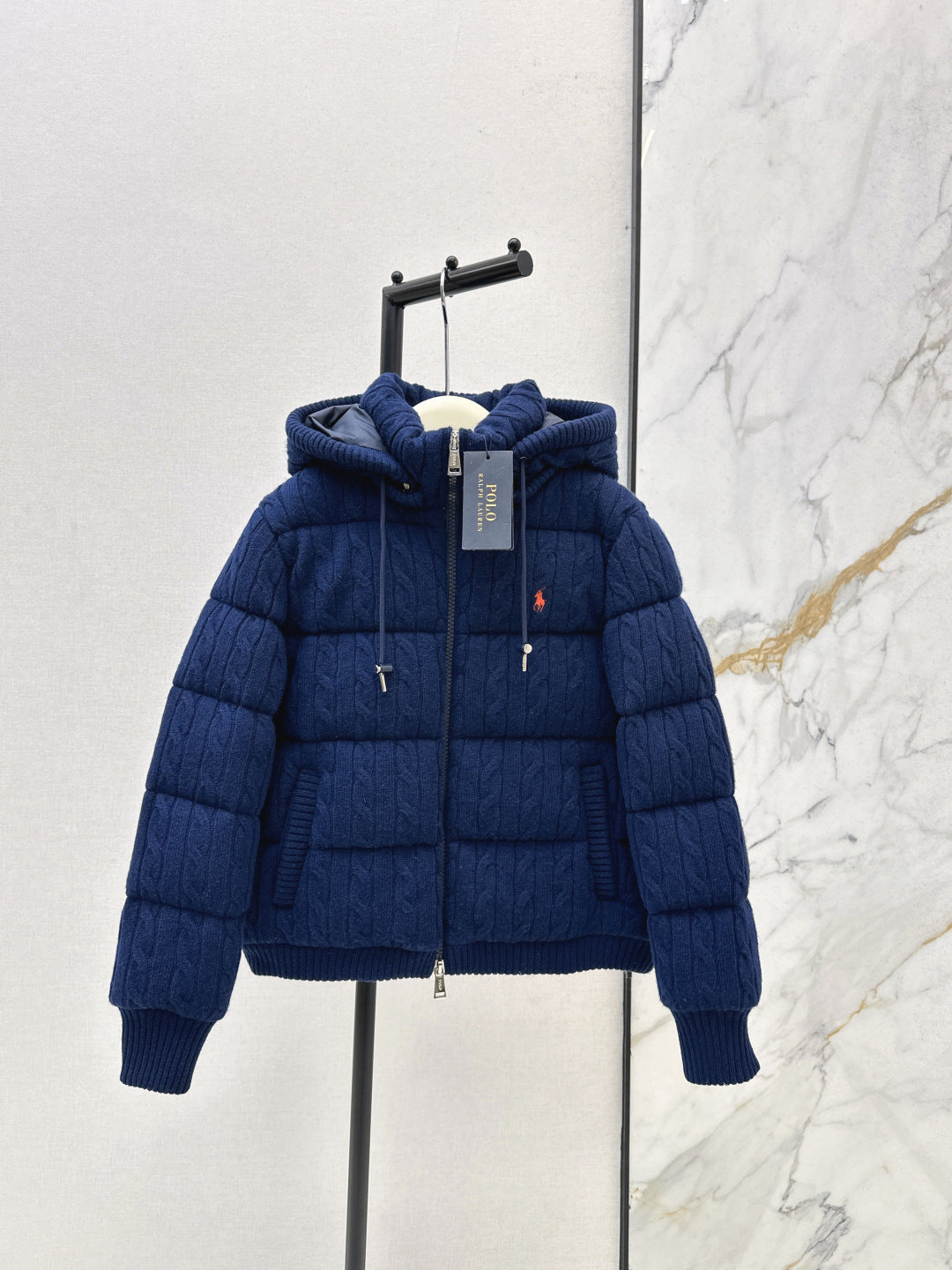 Ralp 25fw knit down jacket
