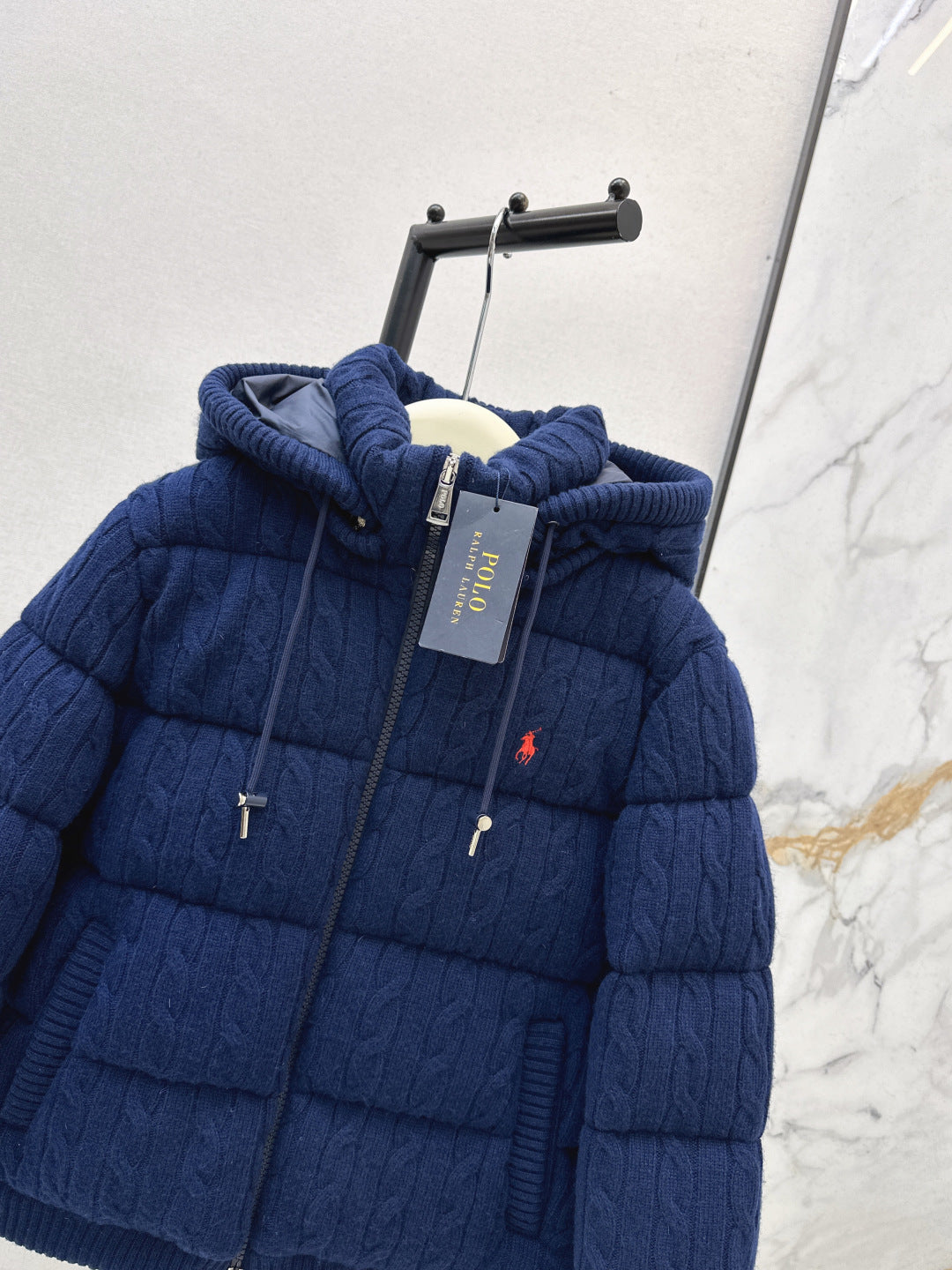 Ralp 25fw knit down jacket