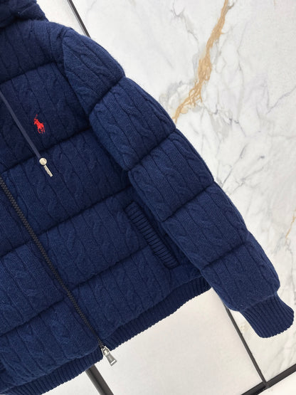 Ralp 25fw knit down jacket