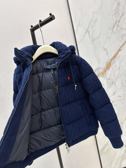 Ralp 25fw knit down jacket