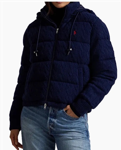 Ralp 25fw knit down jacket
