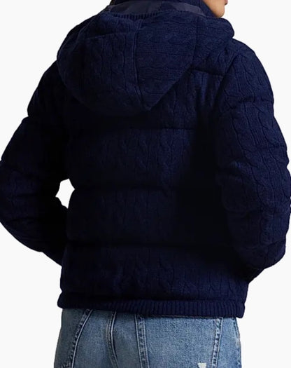 Ralp 25fw knit down jacket