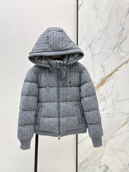 Ralp 25fw knit down jacket