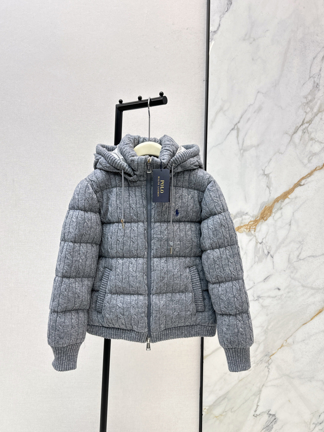 Ralp 25fw knit down jacket