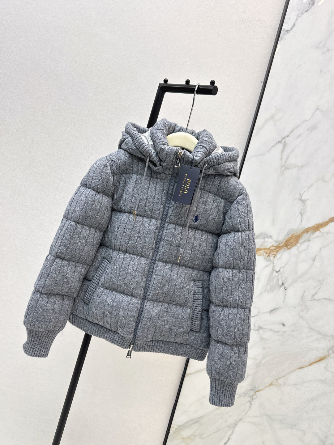 Ralp 25fw knit down jacket