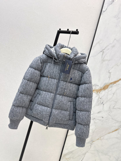Ralp 25fw knit down jacket