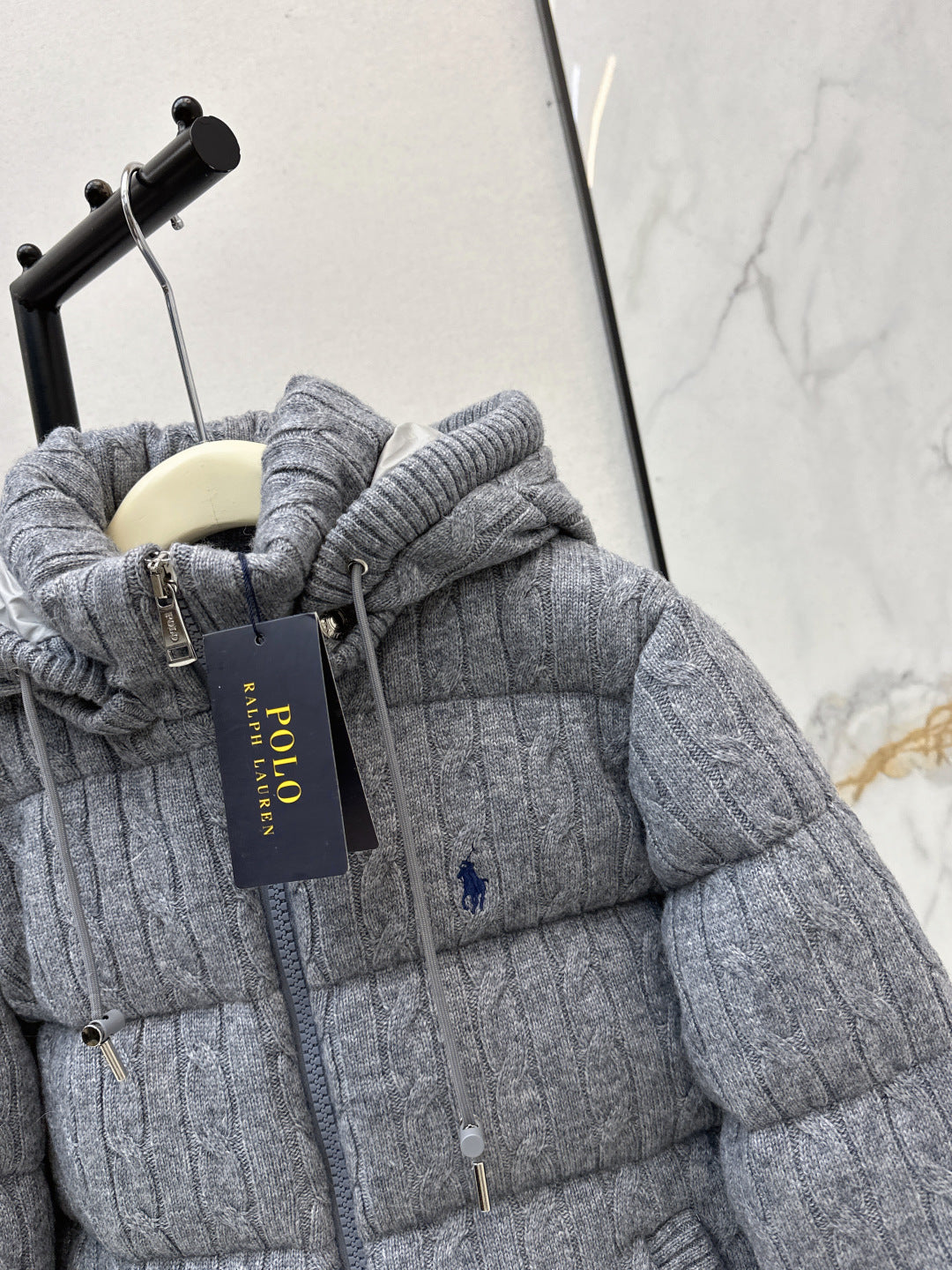 Ralp 25fw knit down jacket