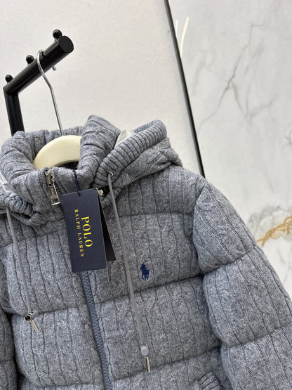 Ralp 25fw knit down jacket