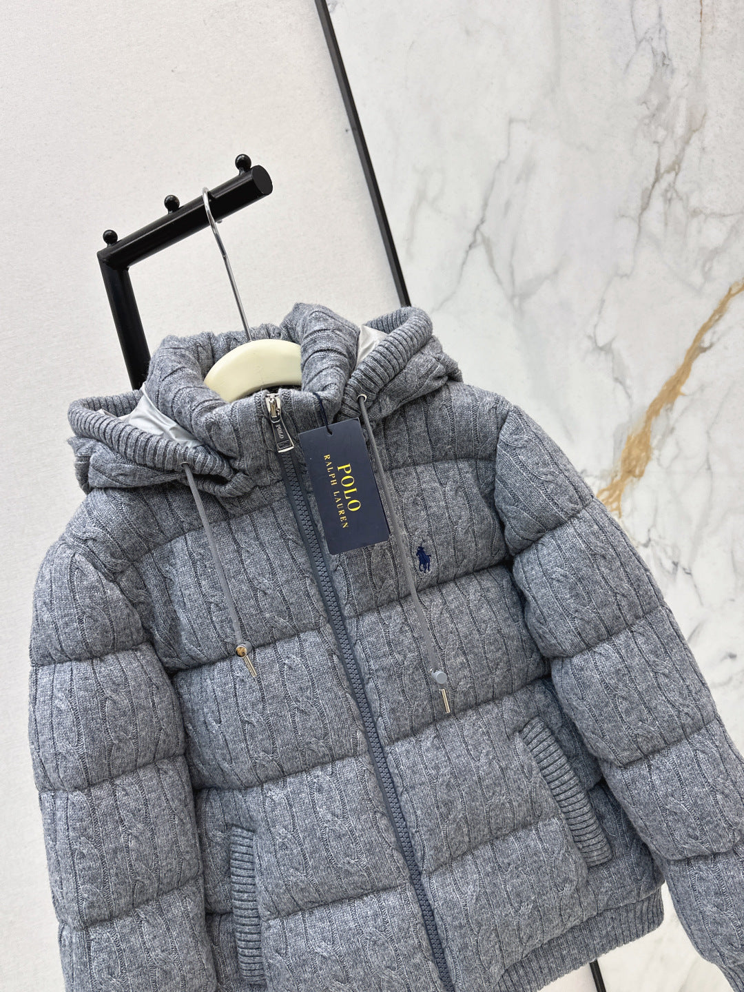Ralp 25fw knit down jacket
