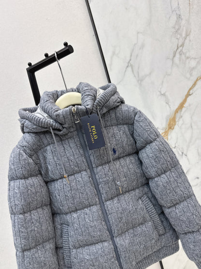 Ralp 25fw knit down jacket