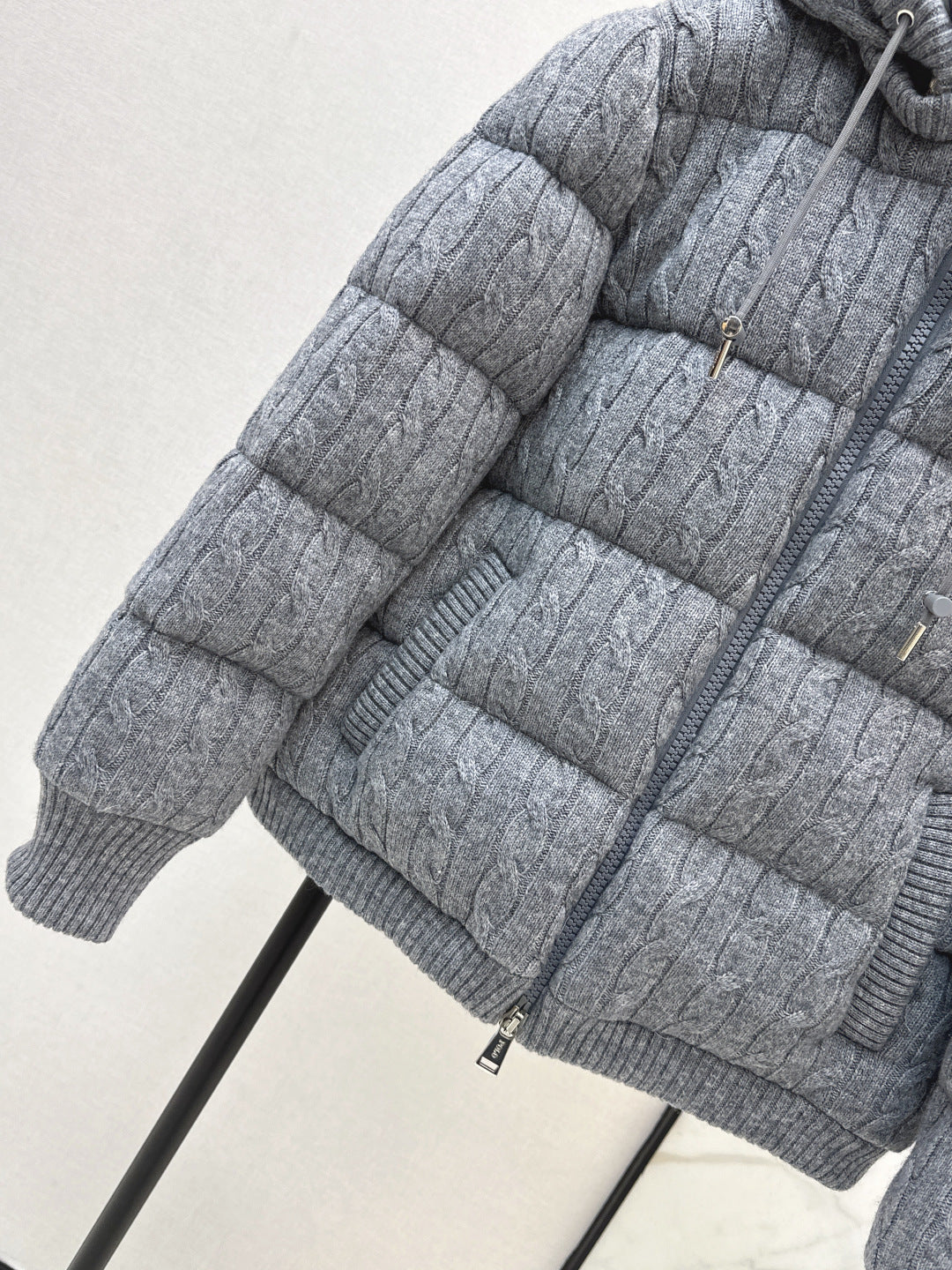 Ralp 25fw knit down jacket