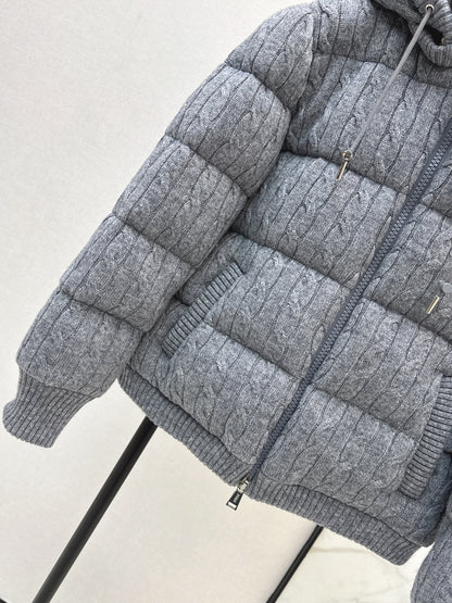 Ralp 25fw knit down jacket
