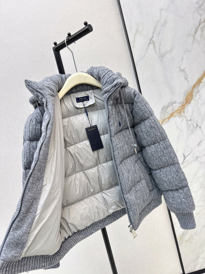 Ralp 25fw knit down jacket