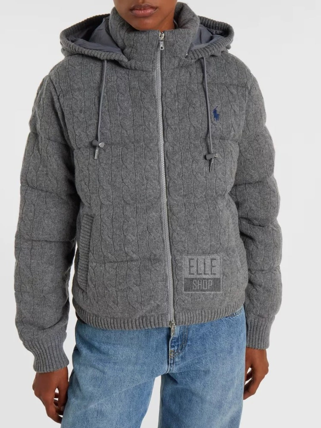 Ralp 25fw knit down jacket