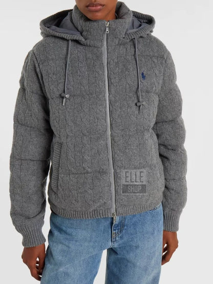 Ralp 25fw knit down jacket