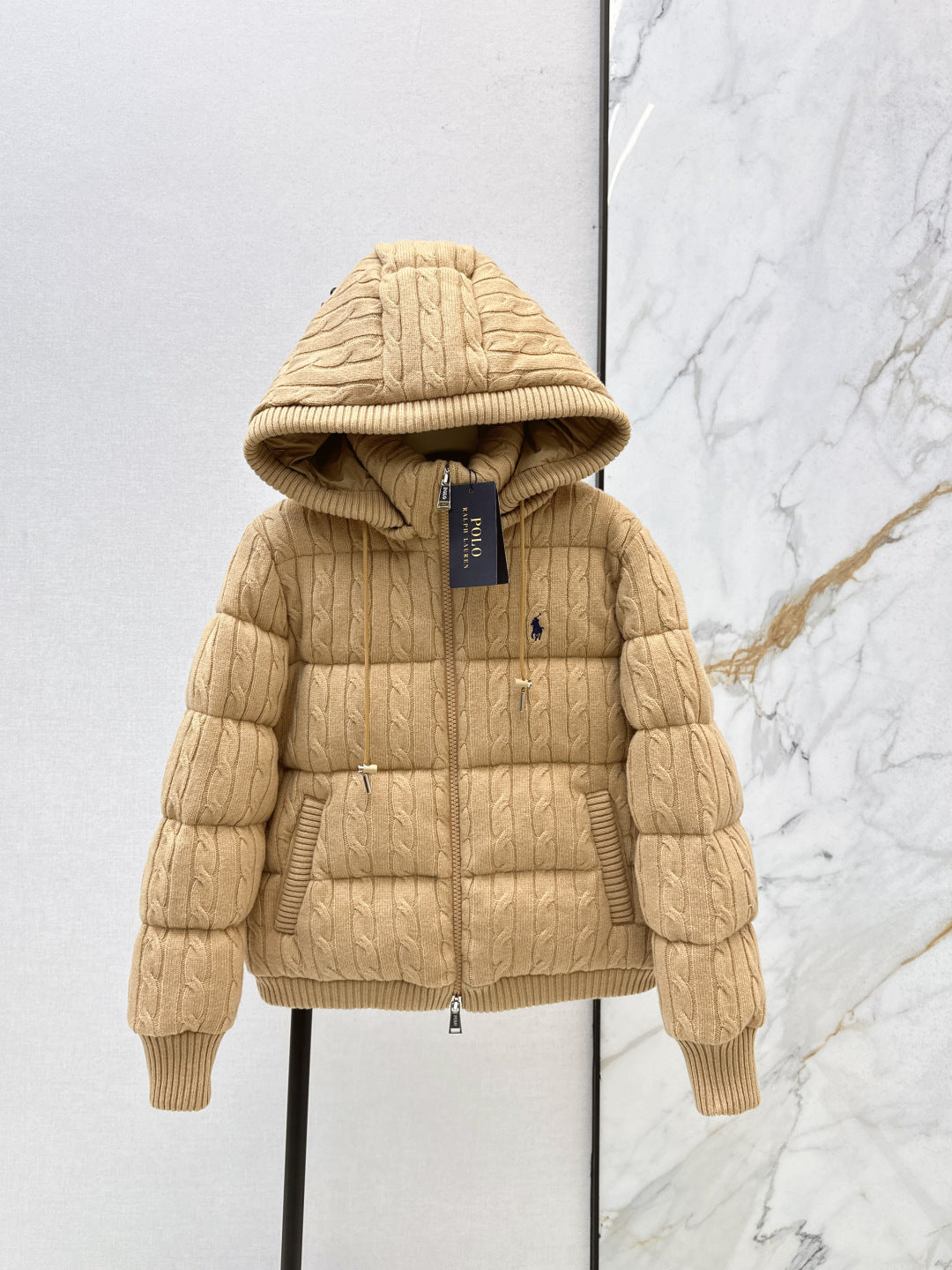 Ralp 25fw knit down jacket