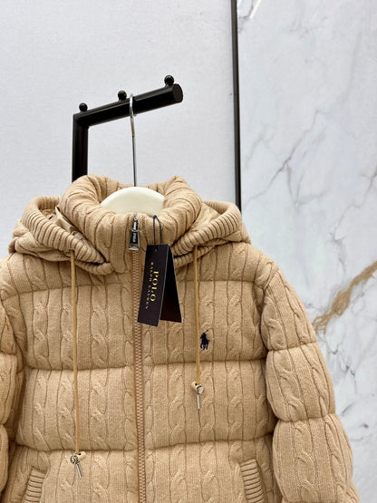 Ralp 25fw knit down jacket