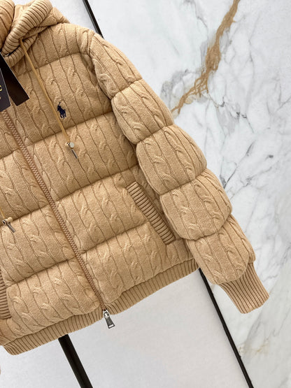 Ralp 25fw knit down jacket