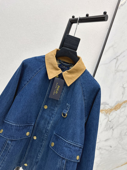 Ralp 25fw corduroy denim jacket