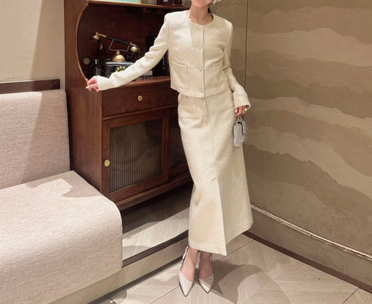 Chan 25fw woven suit