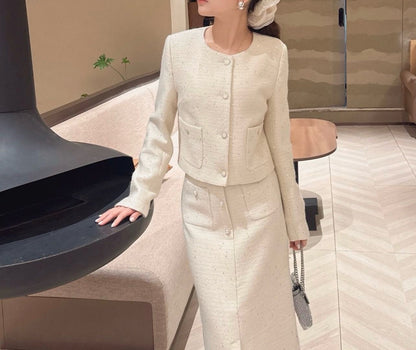 Chan 25fw woven suit