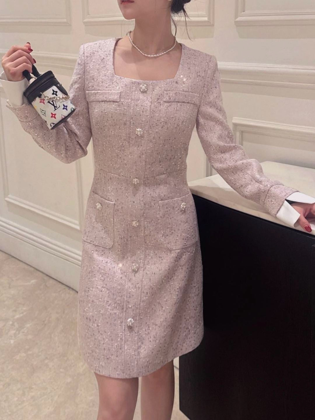 Chan 25fw woven dress