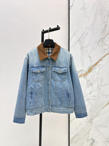 Loui 25fw reversible denim jacket