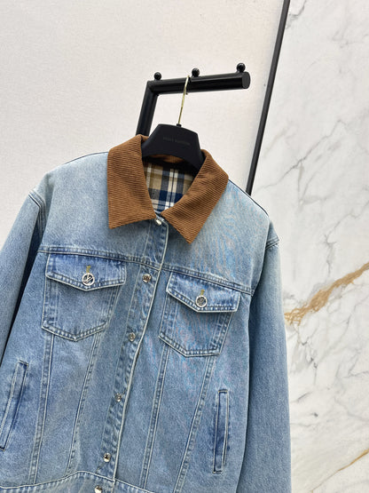 Loui 25fw reversible denim jacket