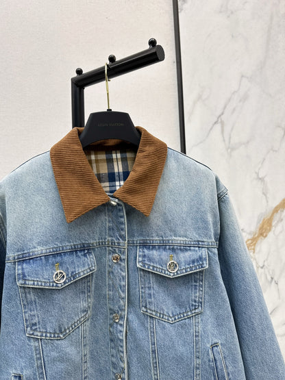 Loui 25fw reversible denim jacket