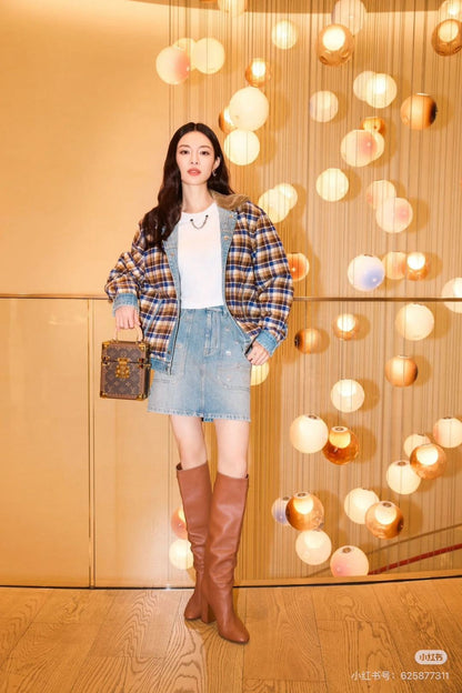 Loui 25fw reversible denim jacket