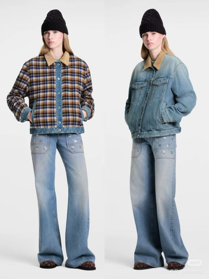 Loui 25fw reversible denim jacket