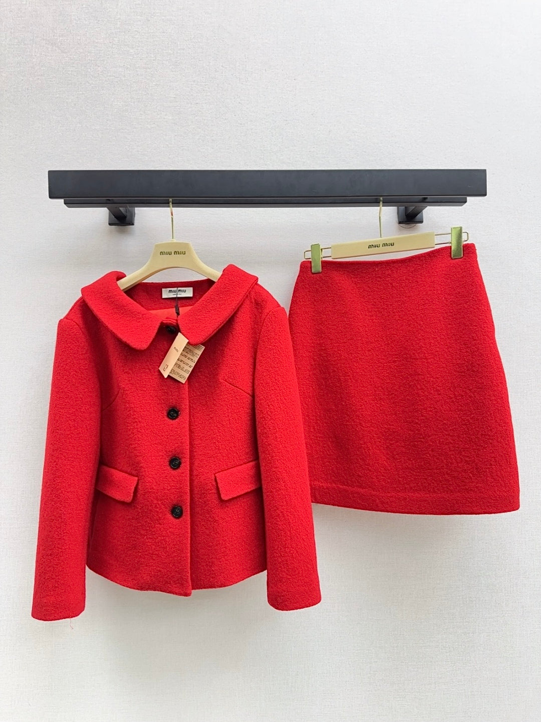 Miu 25fw vintage jacket skirt