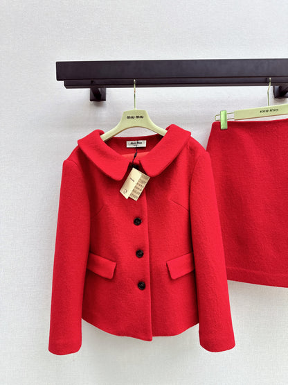 Miu 25fw vintage jacket skirt